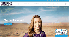 Desktop Screenshot of burkeorthodontics.com